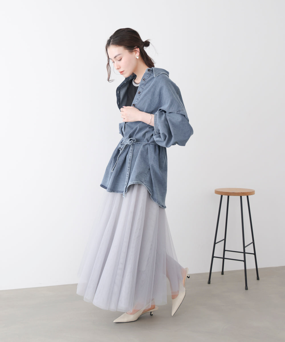 デニムチュニック［3/27発送予定］