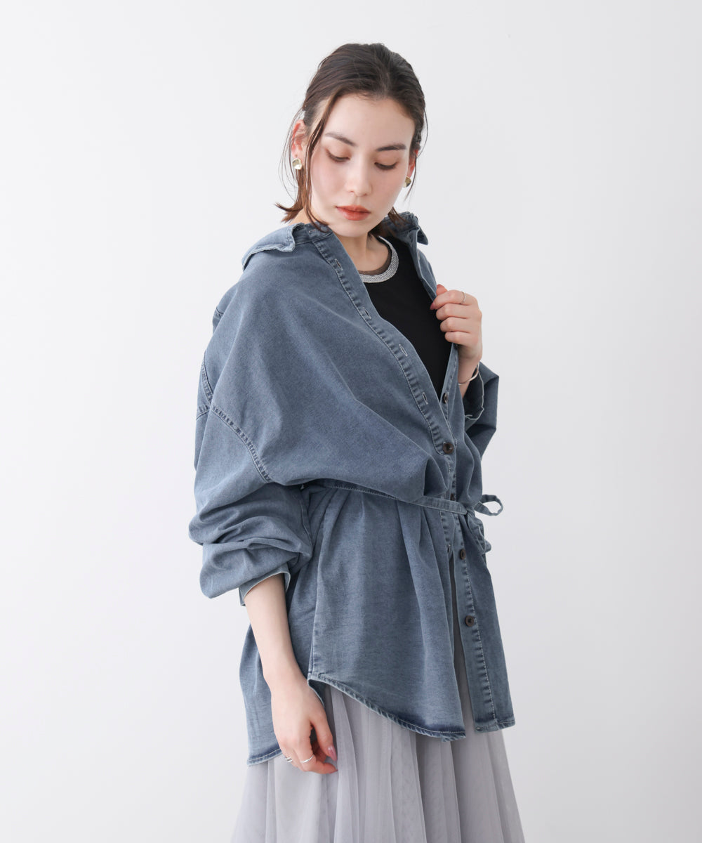 デニムチュニック［3/27発送予定］