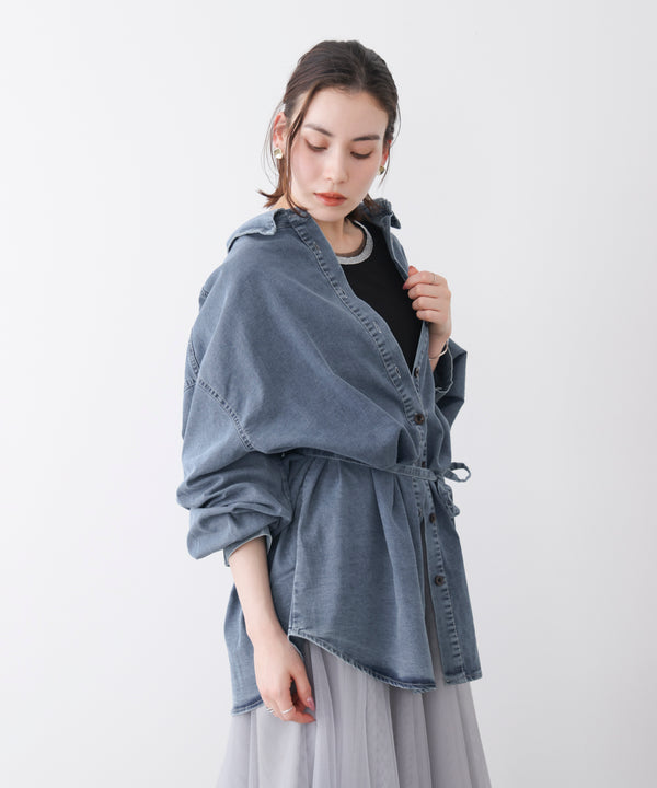 デニムチュニック［3/27発送予定］
