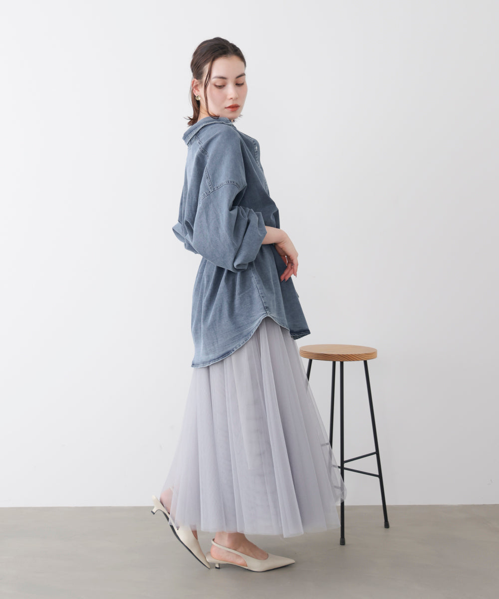 デニムチュニック［3/27発送予定］