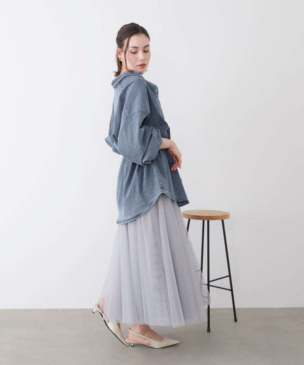 デニムチュニック［3/27発送予定］