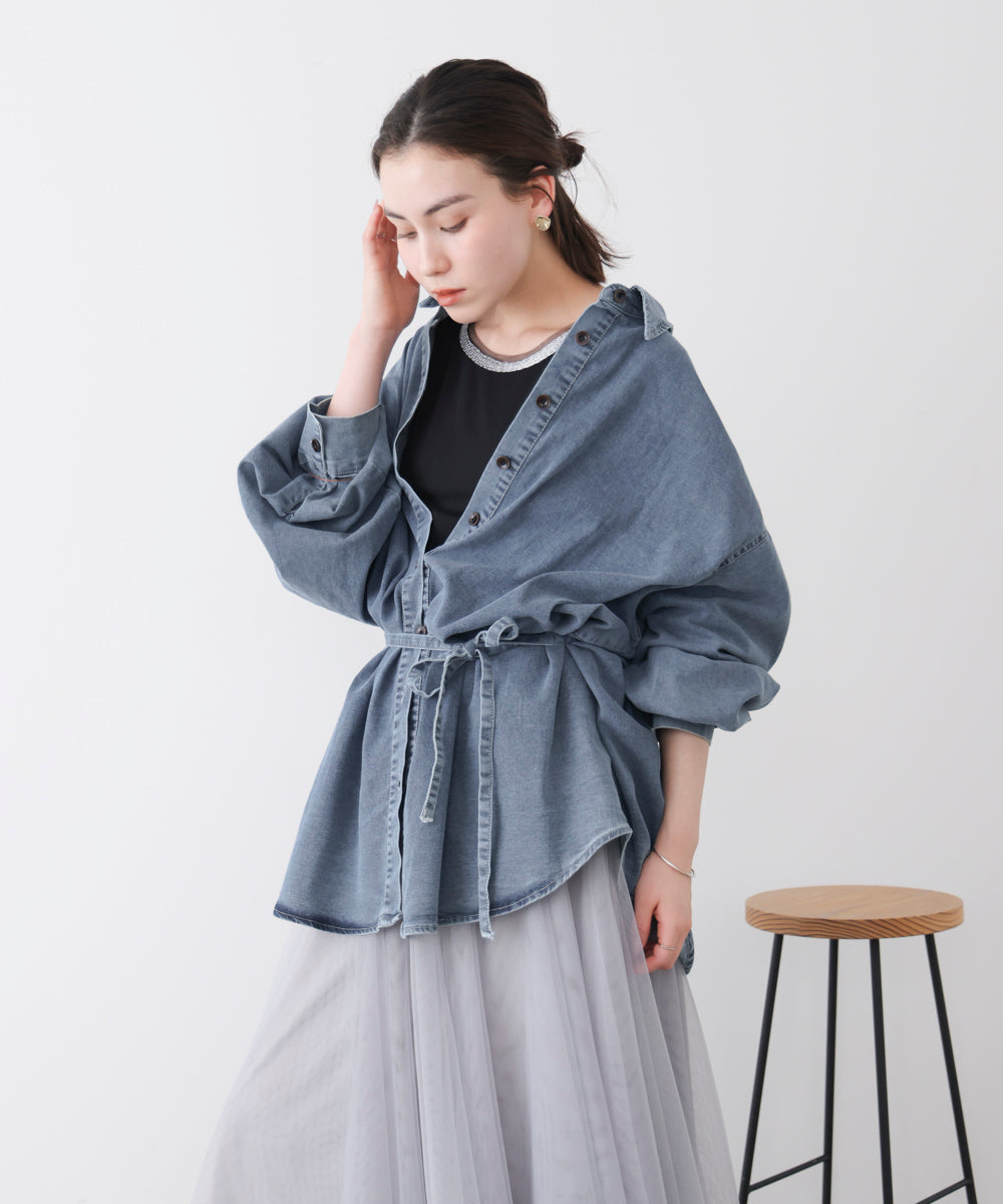 デニムチュニック［3/27発送予定］
