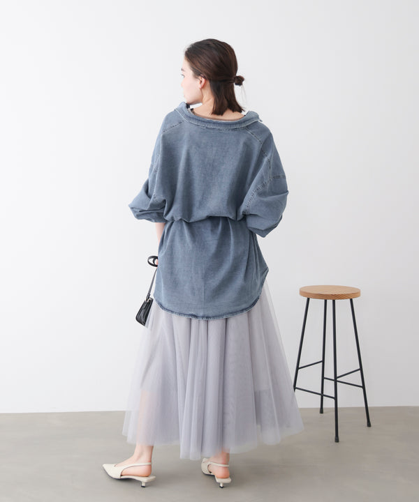デニムチュニック［3/27発送予定］