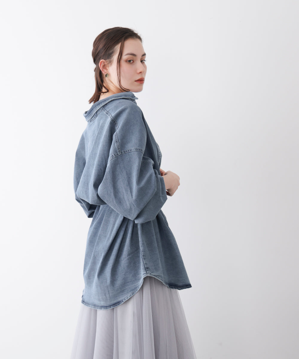 デニムチュニック［3/27発送予定］