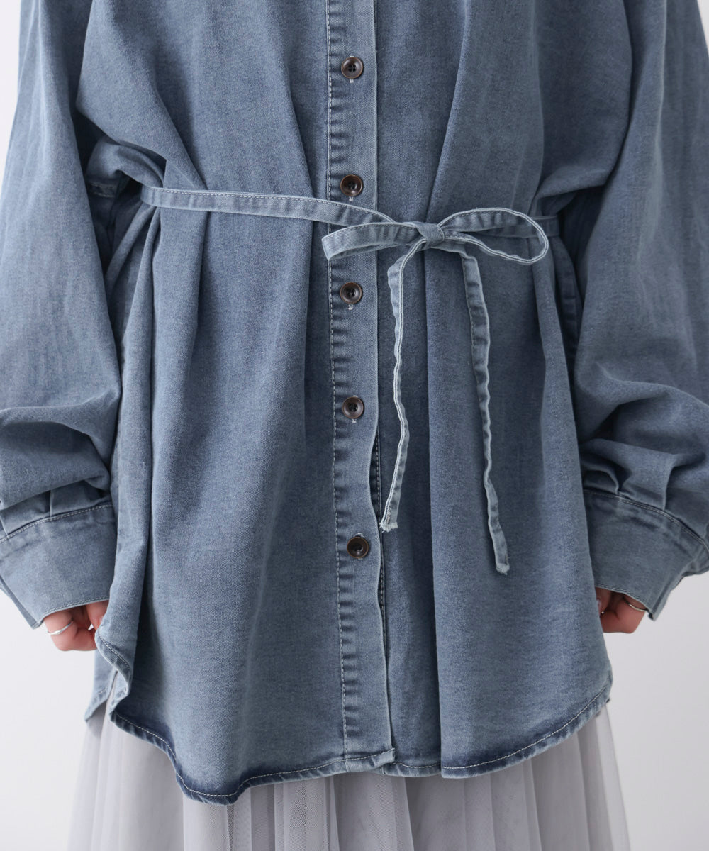 デニムチュニック［3/27発送予定］