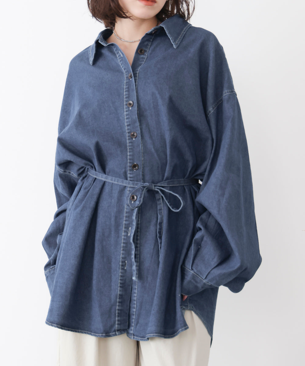 デニムチュニック［3/27発送予定］