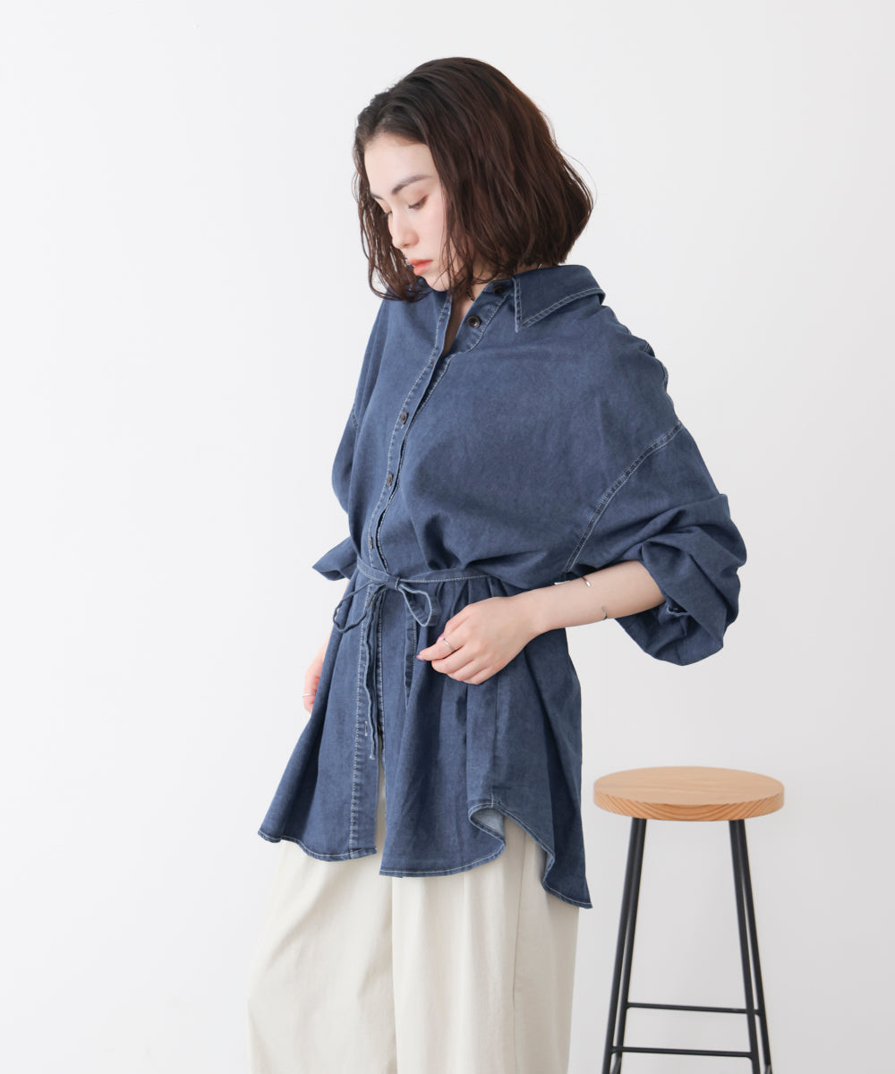 デニムチュニック［3/27発送予定］