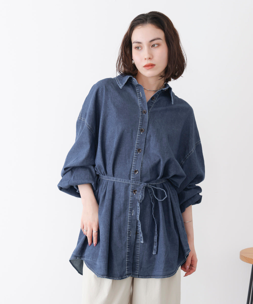 デニムチュニック［3/27発送予定］
