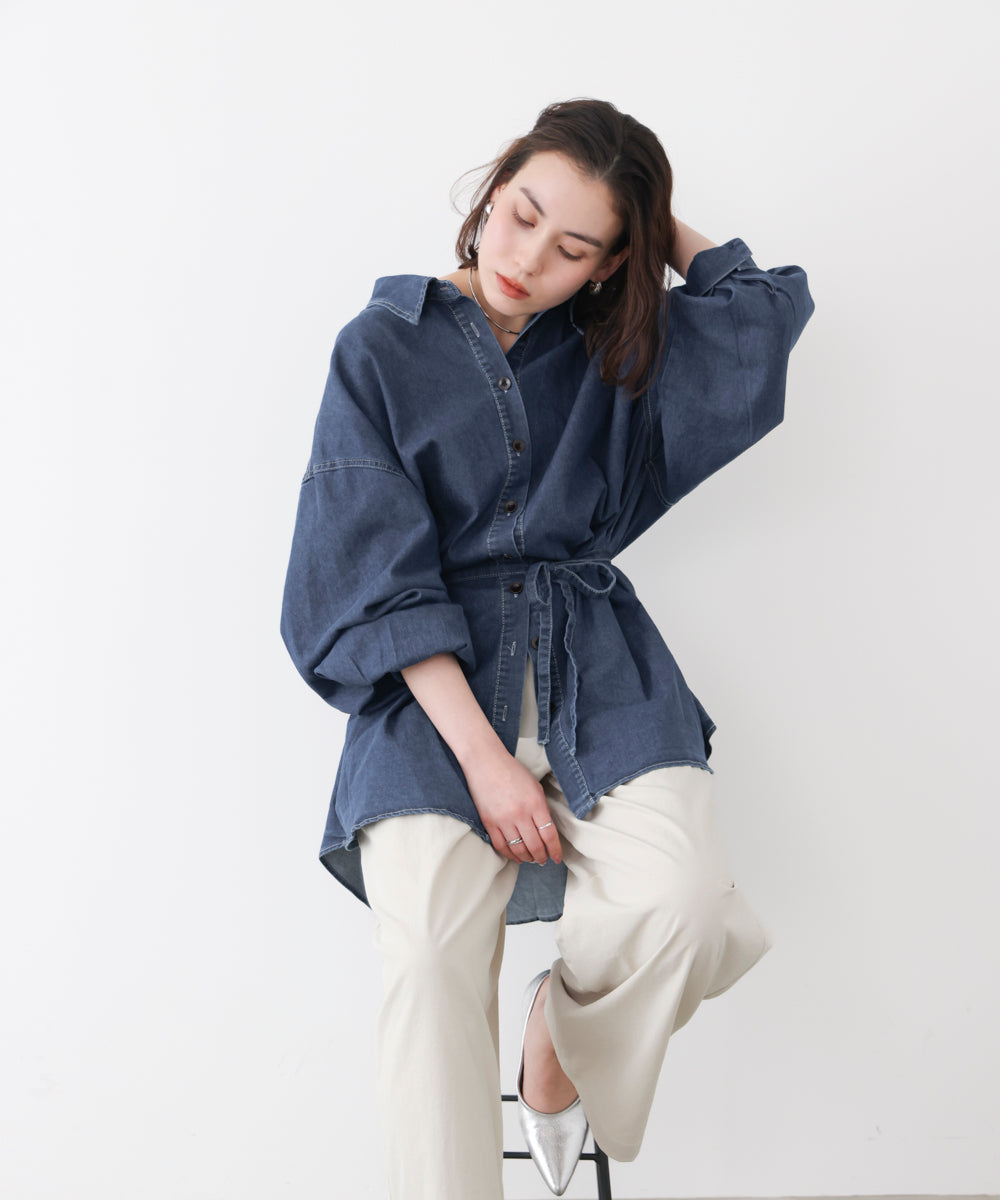 デニムチュニック［3/27発送予定］