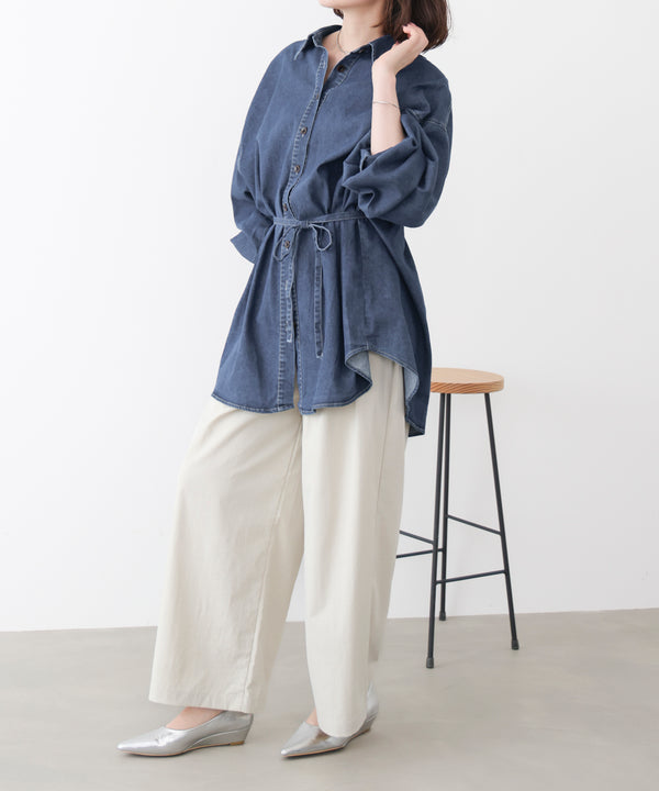 デニムチュニック［3/27発送予定］