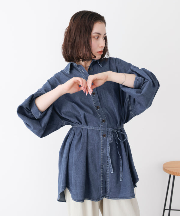 デニムチュニック［3/27発送予定］