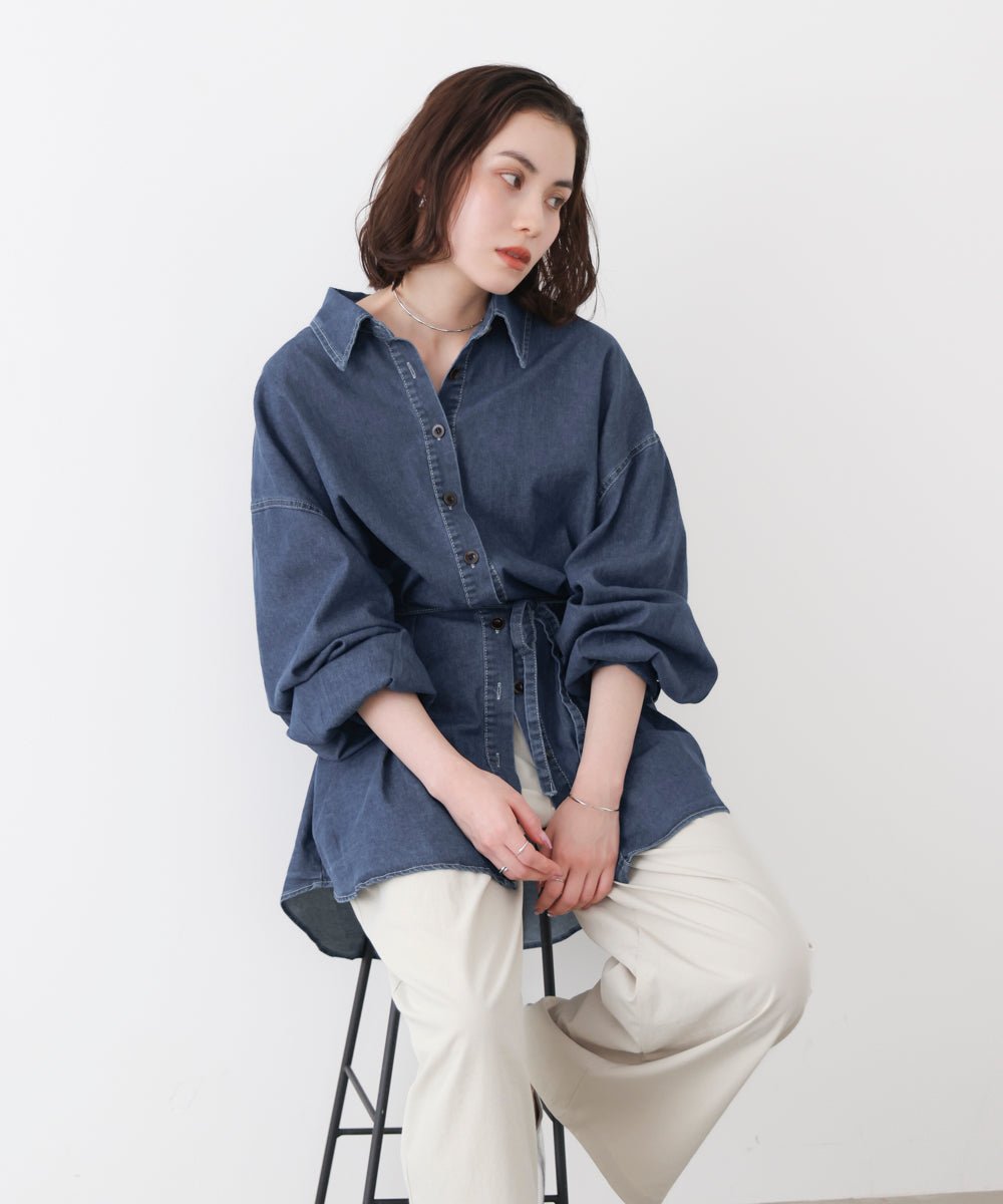 デニムチュニック［3/27発送予定］