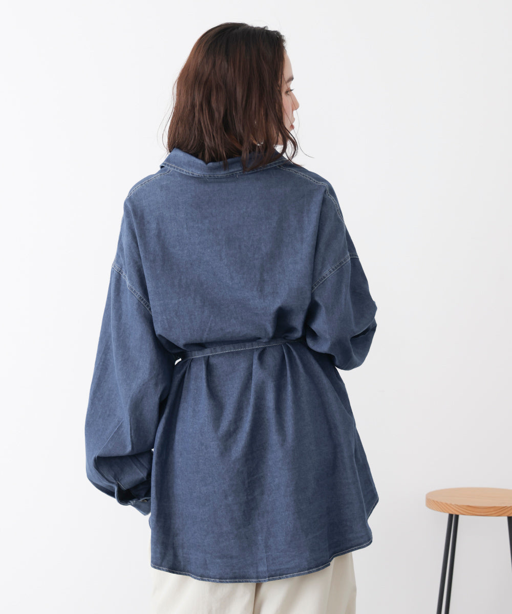 デニムチュニック［3/27発送予定］