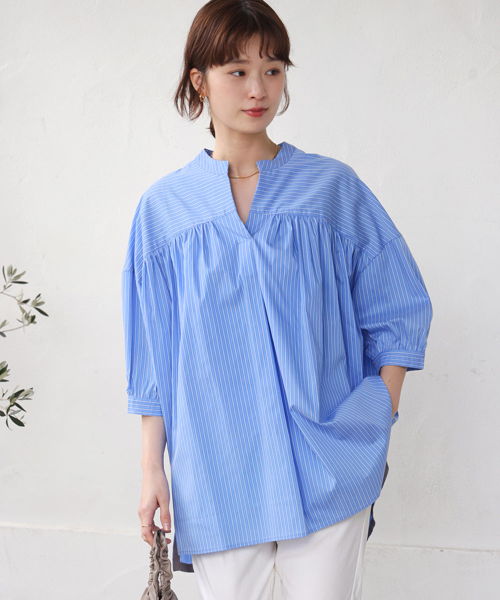 ギャザーボリュームチュニック［4/10発送予定］