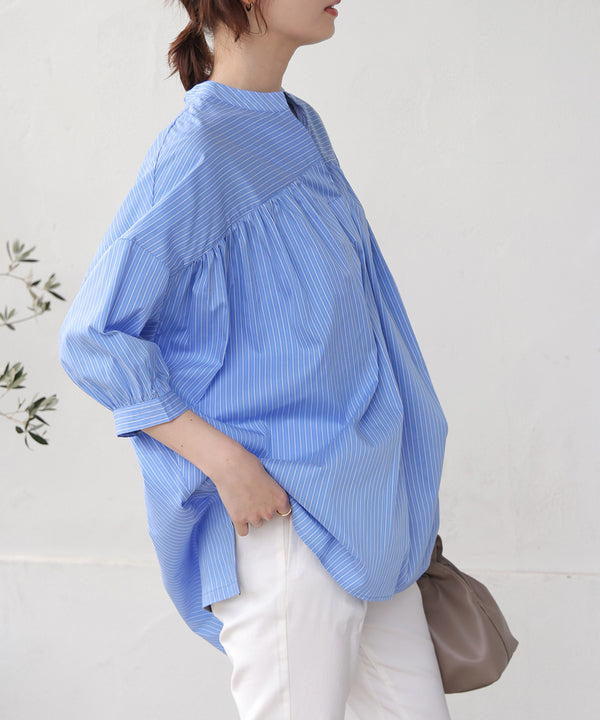 ギャザーボリュームチュニック［4/10発送予定］