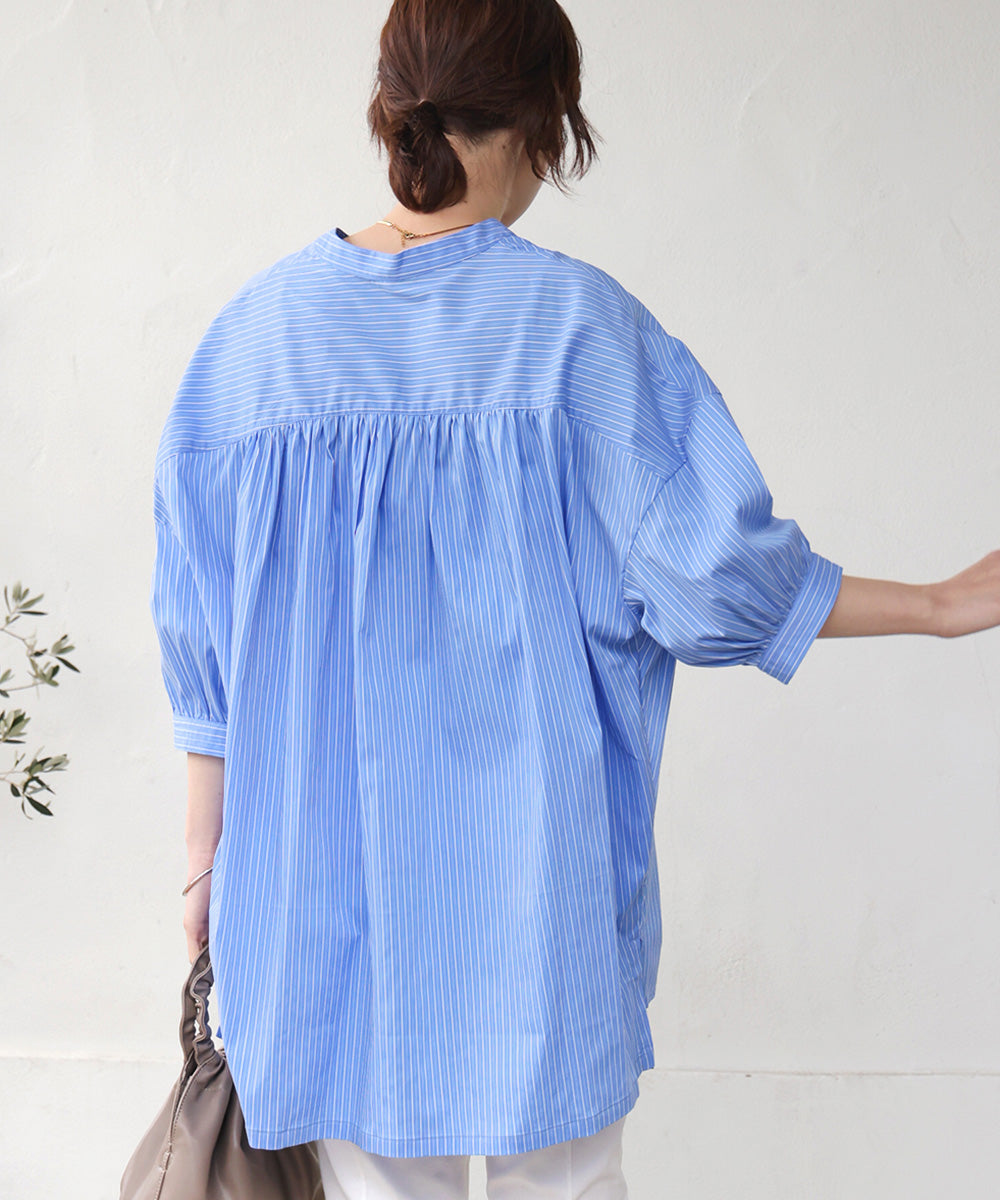 ギャザーボリュームチュニック［4/10発送予定］