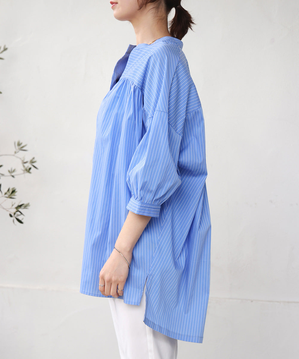 ギャザーボリュームチュニック［4/10発送予定］