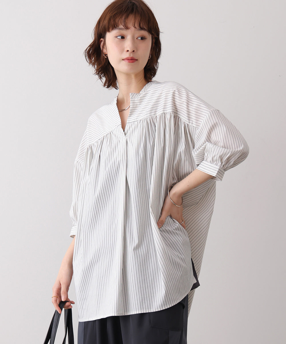 ギャザーボリュームチュニック［4/10発送予定］