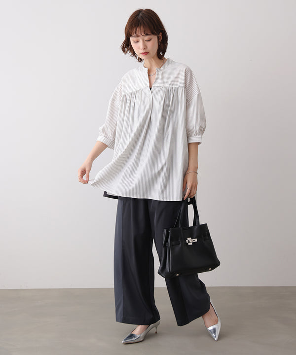 ギャザーボリュームチュニック［4/10発送予定］