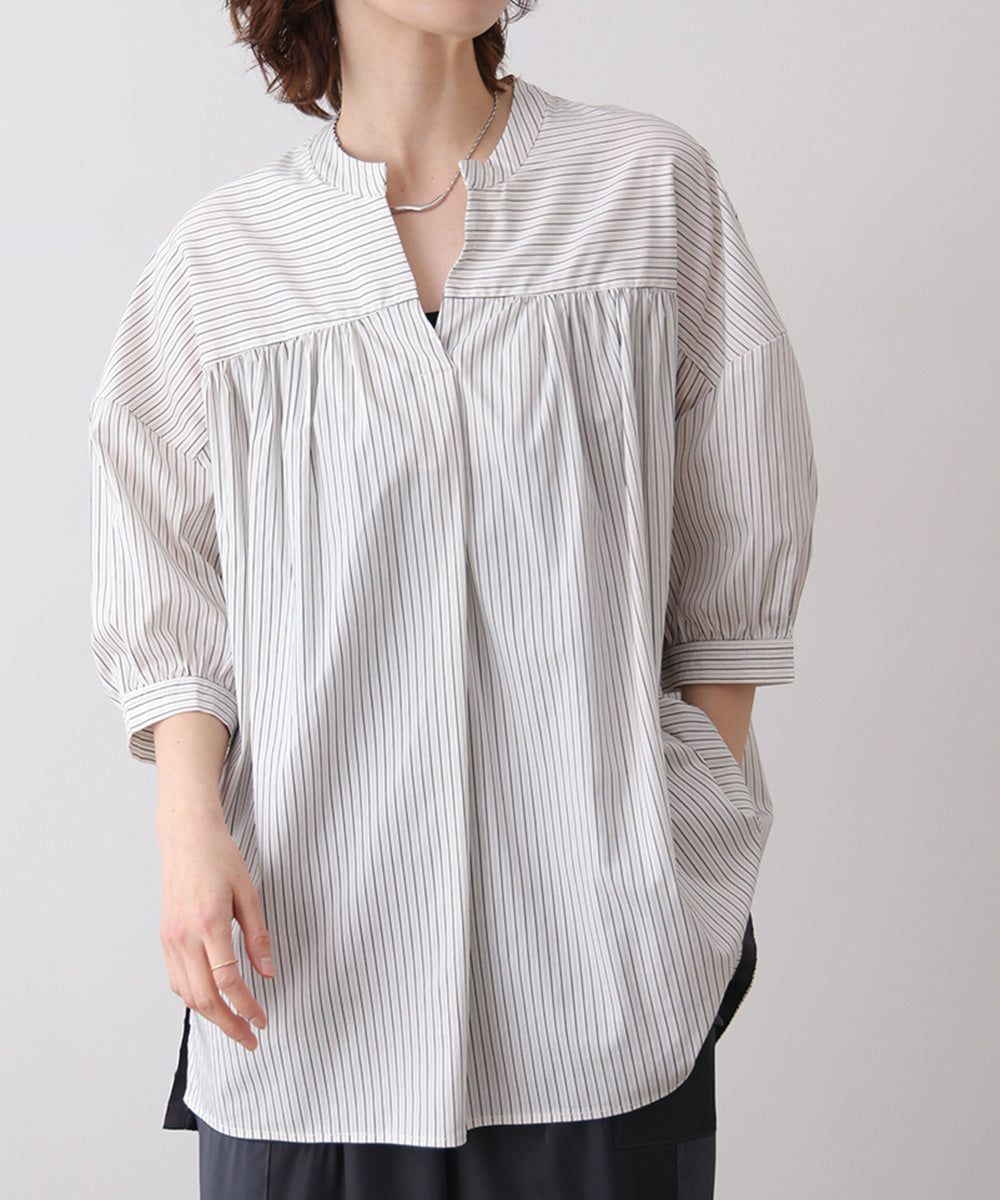 ギャザーボリュームチュニック［4/10発送予定］