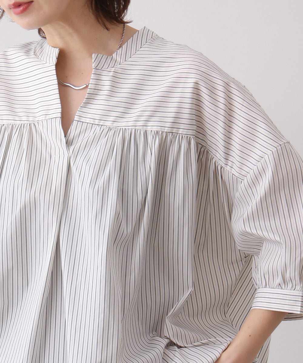 ギャザーボリュームチュニック［4/10発送予定］