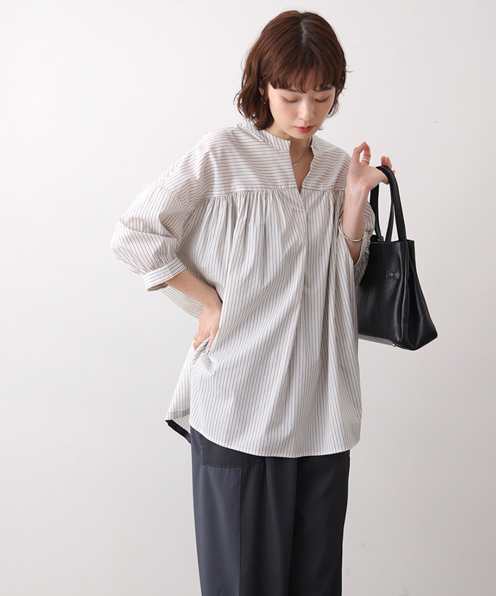 ギャザーボリュームチュニック［4/10発送予定］