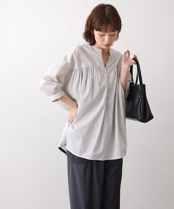 ギャザーボリュームチュニック［4/10発送予定］