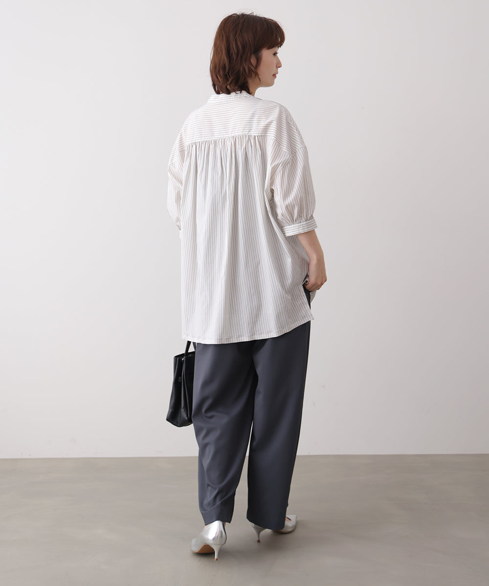 ギャザーボリュームチュニック［4/10発送予定］