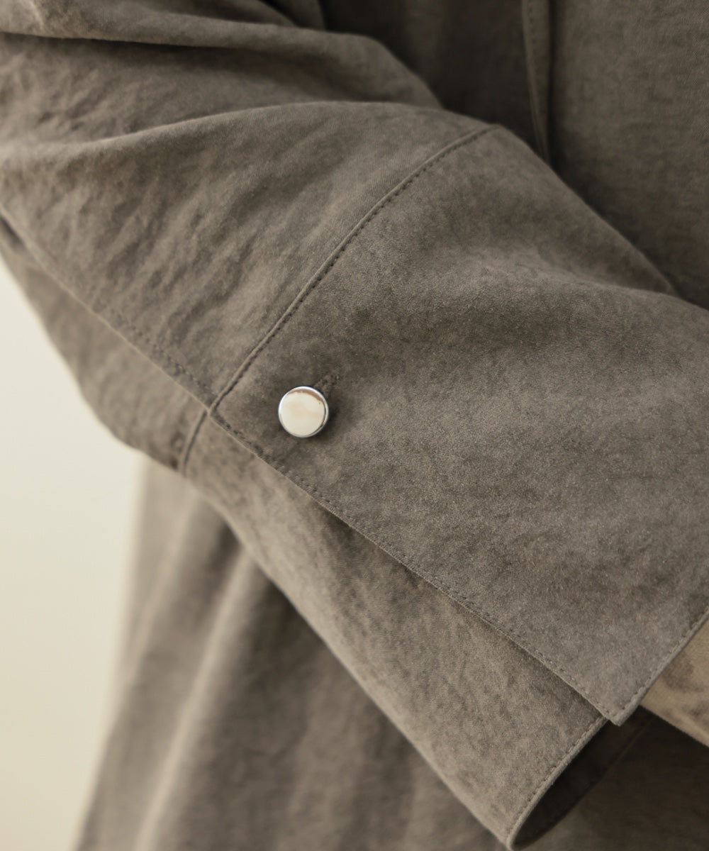 ベロアインナー付スエードタッチワンピース［10/23発送予定］