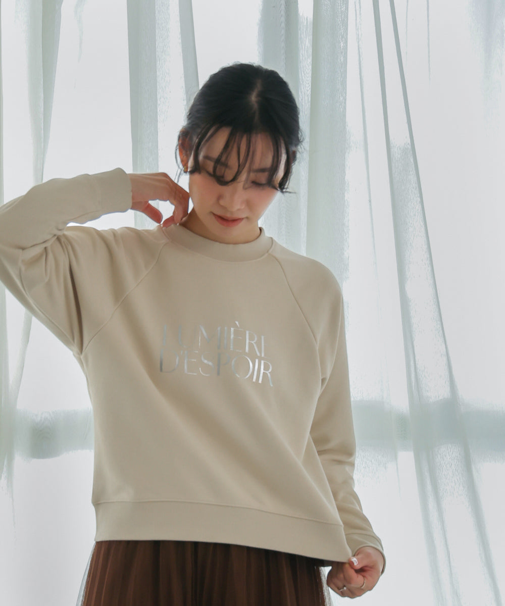 ［WEB限定］シルバーロゴ裏毛プルオーバー