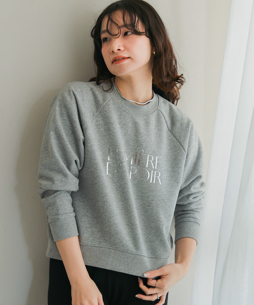 ［WEB限定］シルバーロゴ裏毛プルオーバー