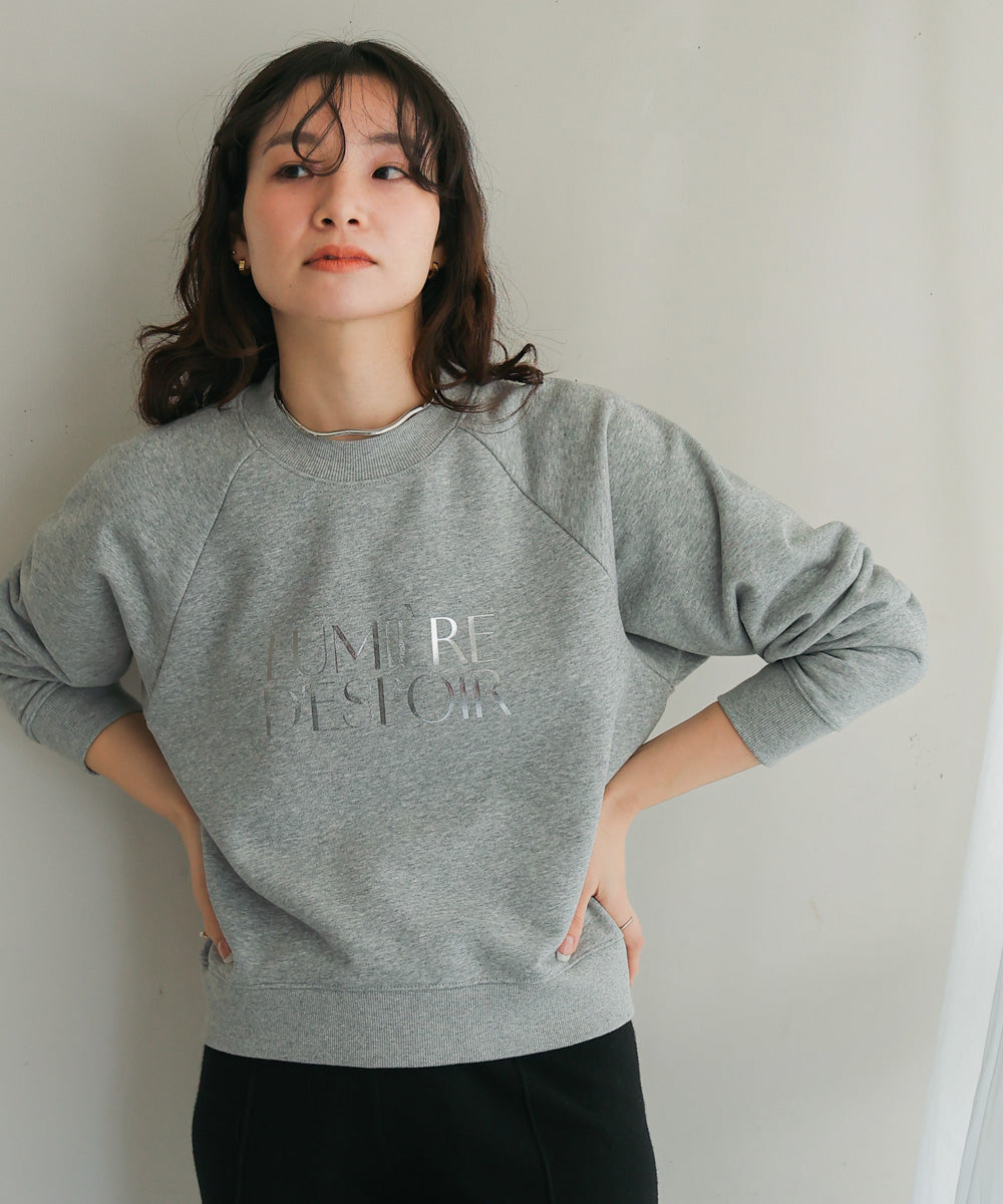 WEB限定］シルバーロゴ裏毛プルオーバー