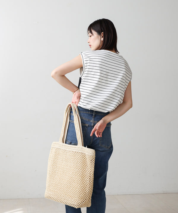 【WEB限定】リボンモチーフボーダーＴシャツ
