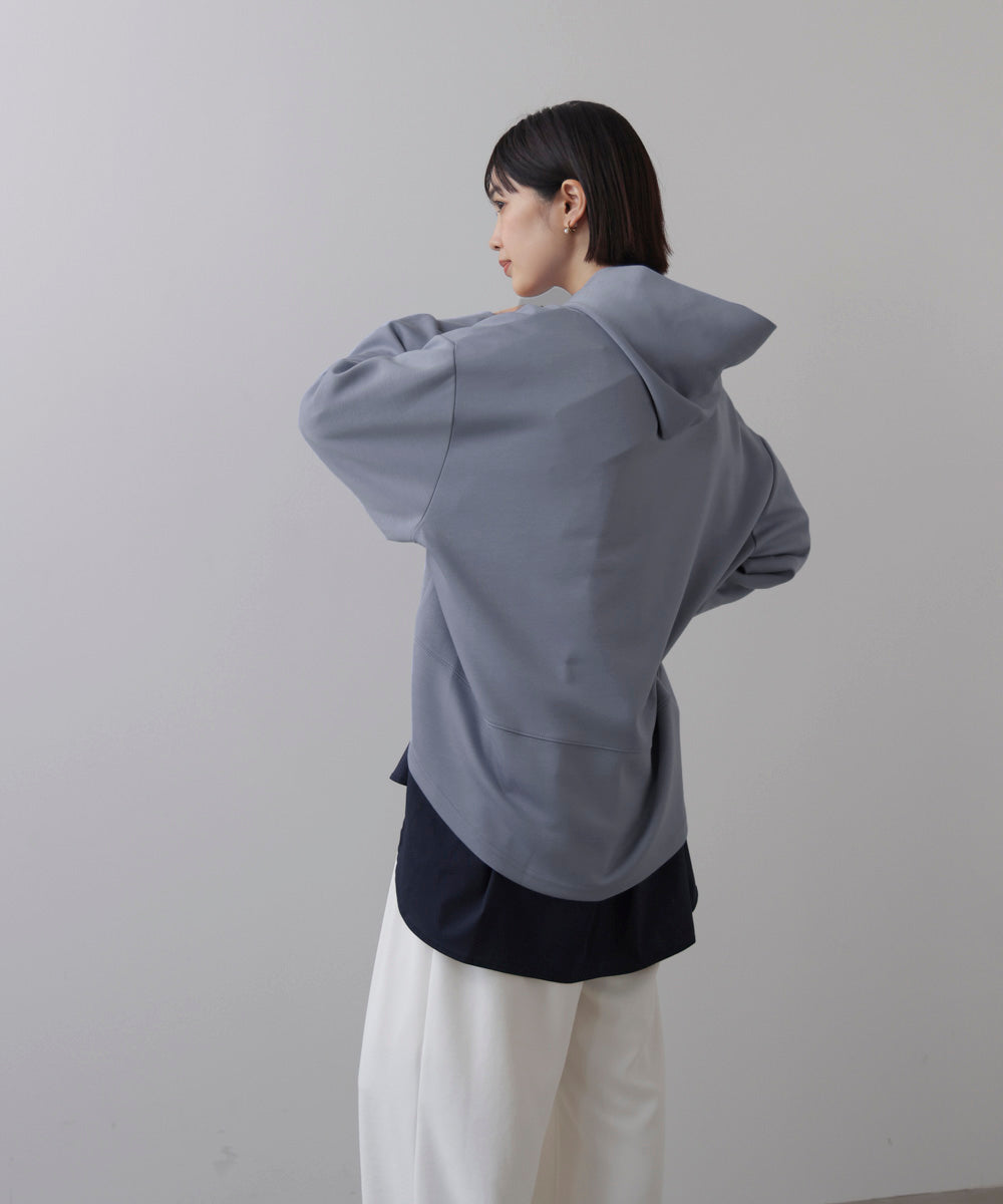 【WEB限定】シンプルロゴコクーンパーカー［12/25発送予定］