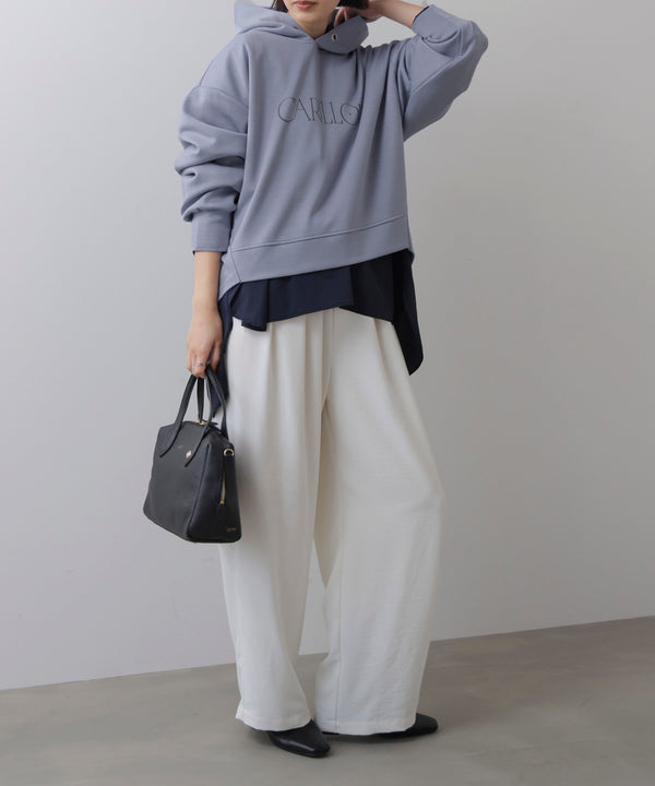 【WEB限定】シンプルロゴコクーンパーカー［12/25発送予定］