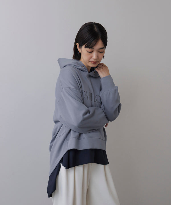 【WEB限定】シンプルロゴコクーンパーカー［12/25発送予定］