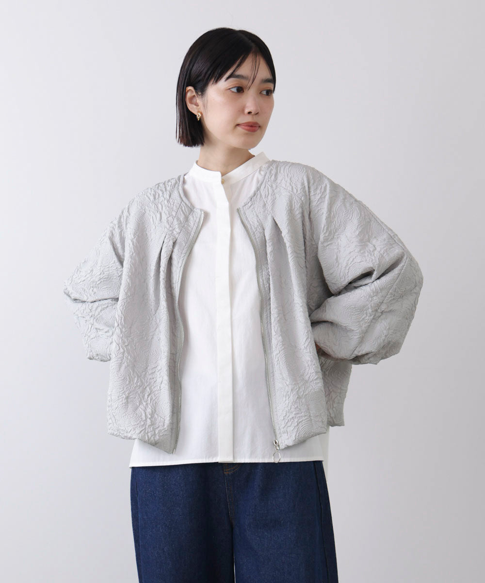 ふくれジャガードブルゾン［2/20発送予定］