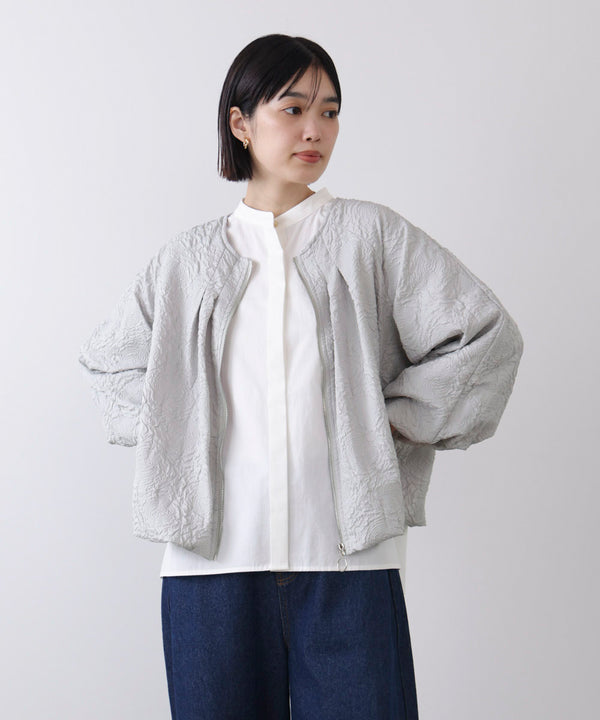 ふくれジャガードブルゾン［2/20発送予定］