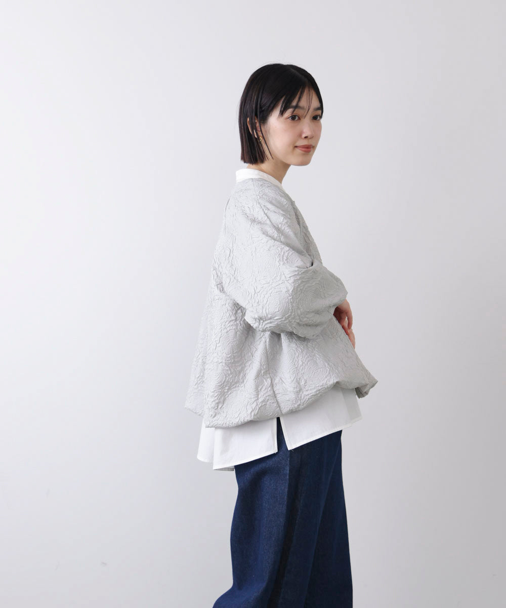 ふくれジャガードブルゾン［2/20発送予定］