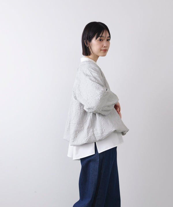 ふくれジャガードブルゾン［2/20発送予定］