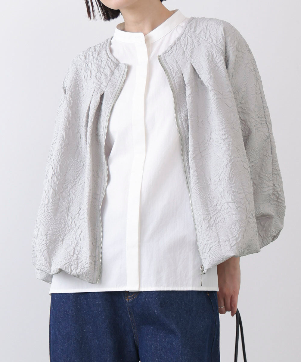 ふくれジャガードブルゾン［2/20発送予定］