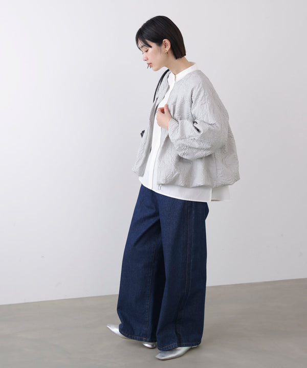 ふくれジャガードブルゾン［2/20発送予定］