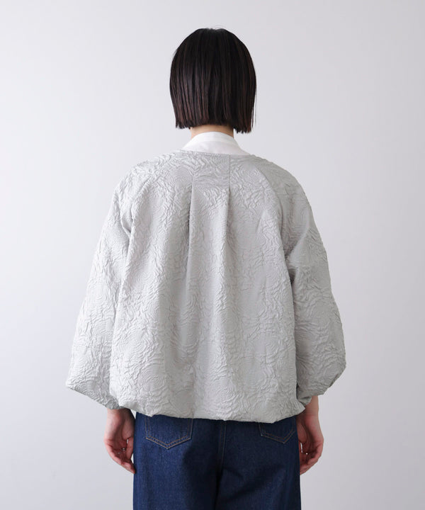 ふくれジャガードブルゾン［2/20発送予定］