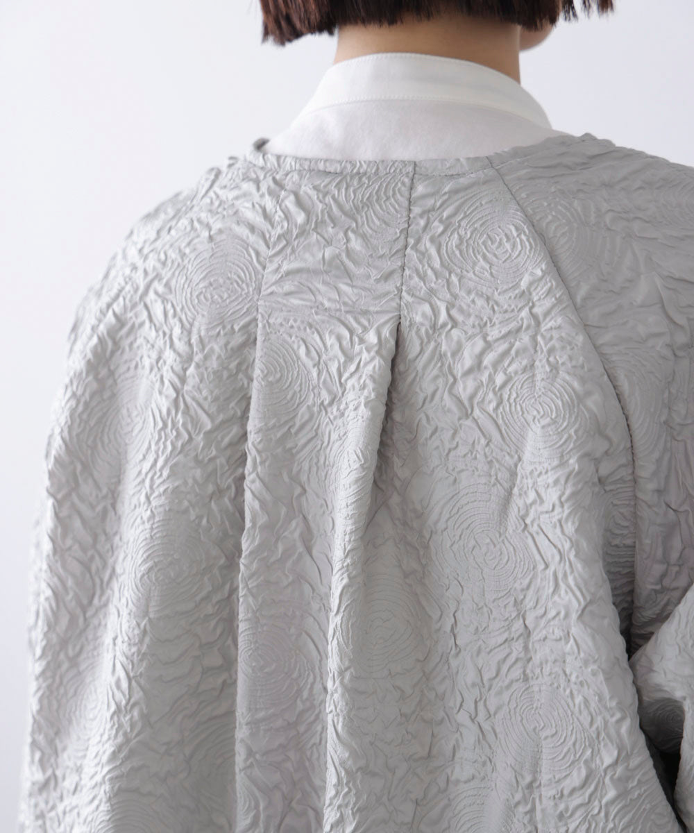 ふくれジャガードブルゾン［2/20発送予定］