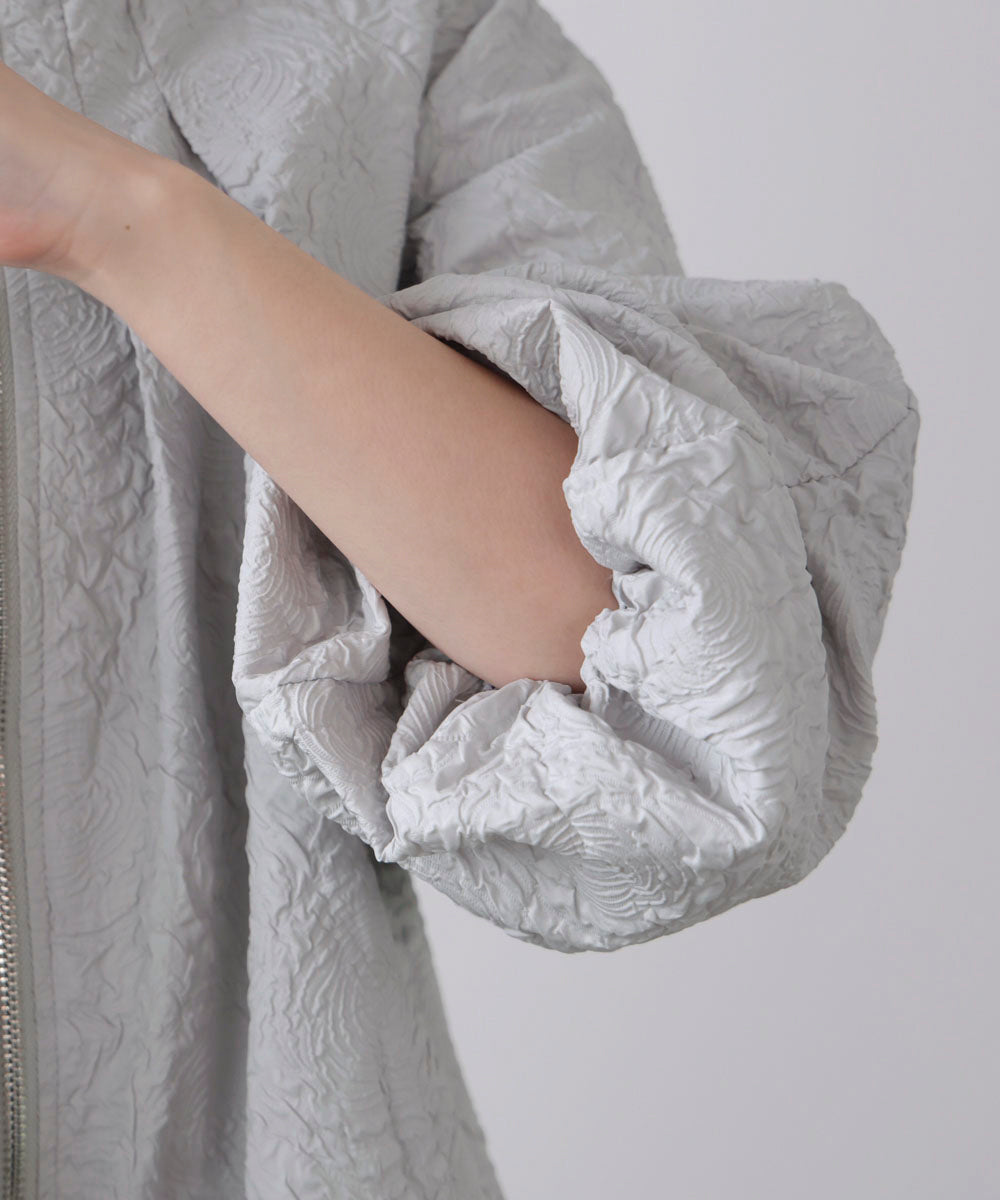 ふくれジャガードブルゾン［2/20発送予定］