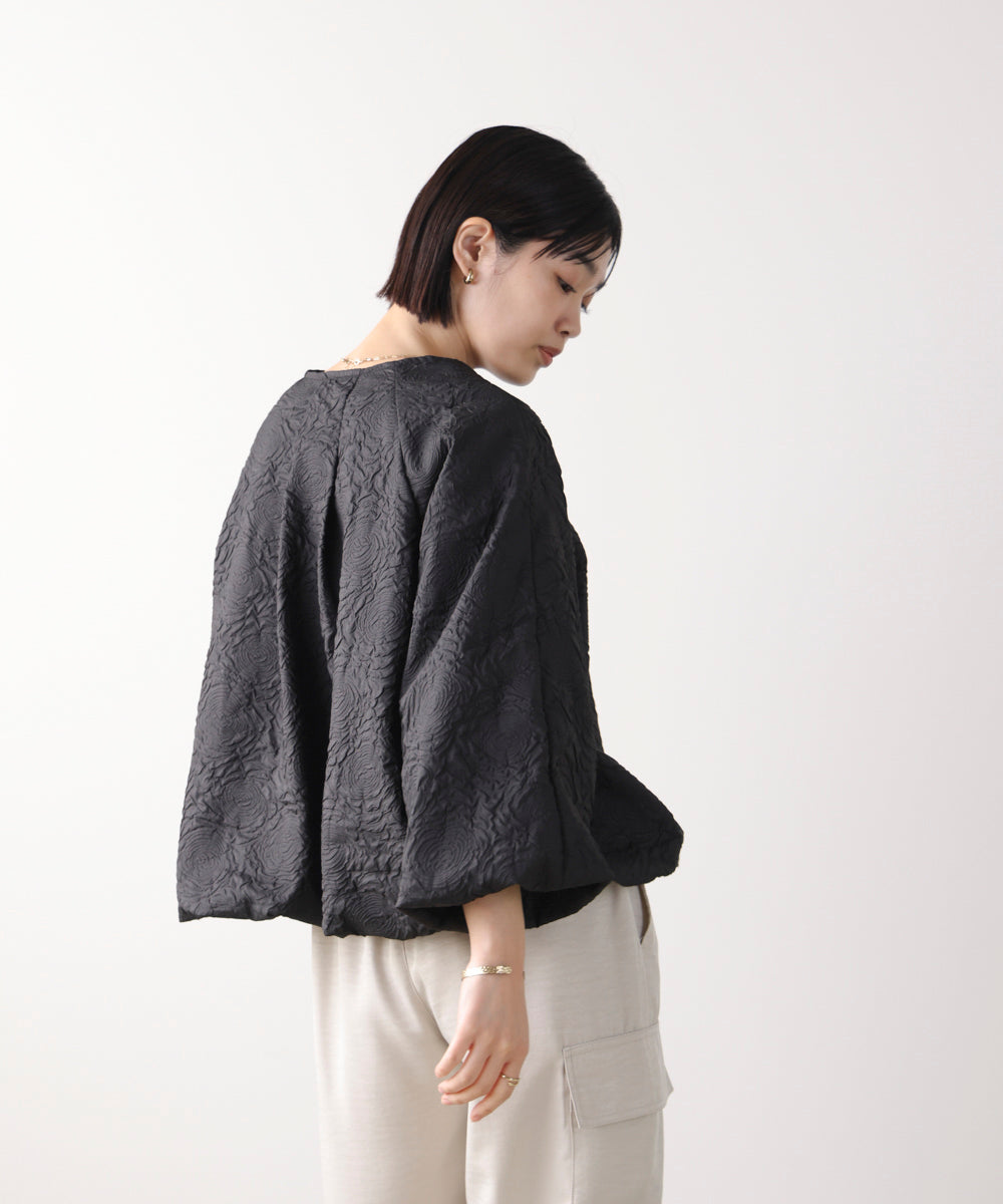 ふくれジャガードブルゾン［2/20発送予定］