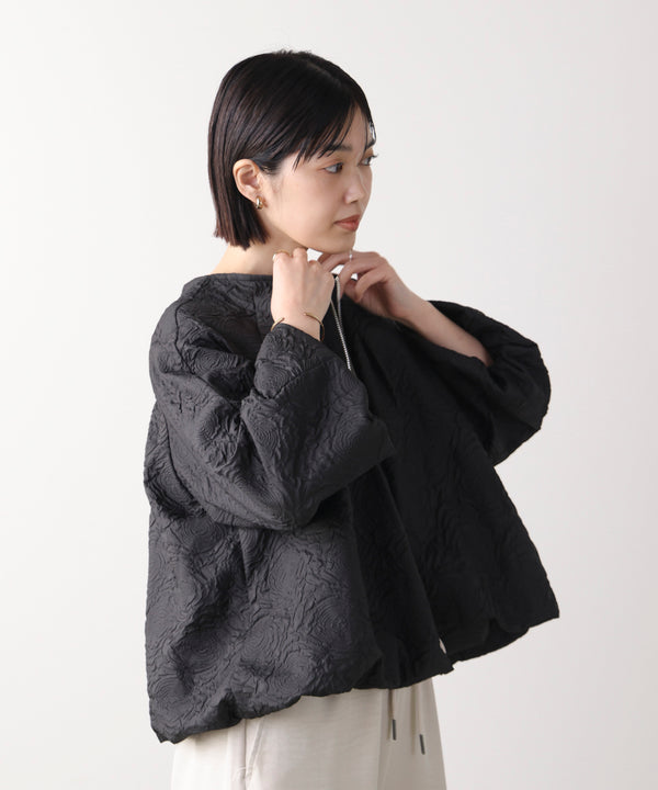 ふくれジャガードブルゾン［2/20発送予定］