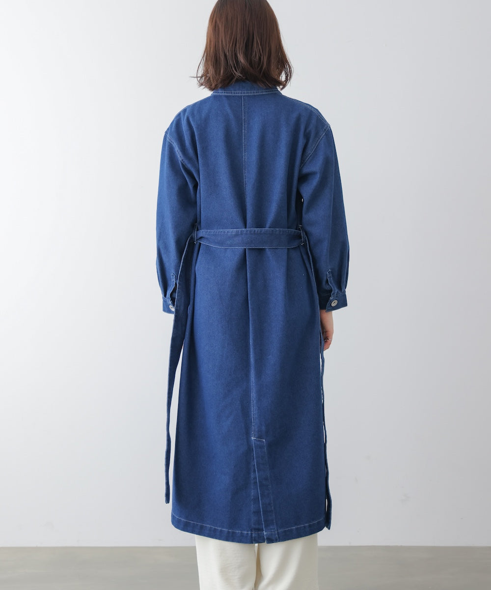 【WEB限定】デニムロングコート［3/25発送予定］