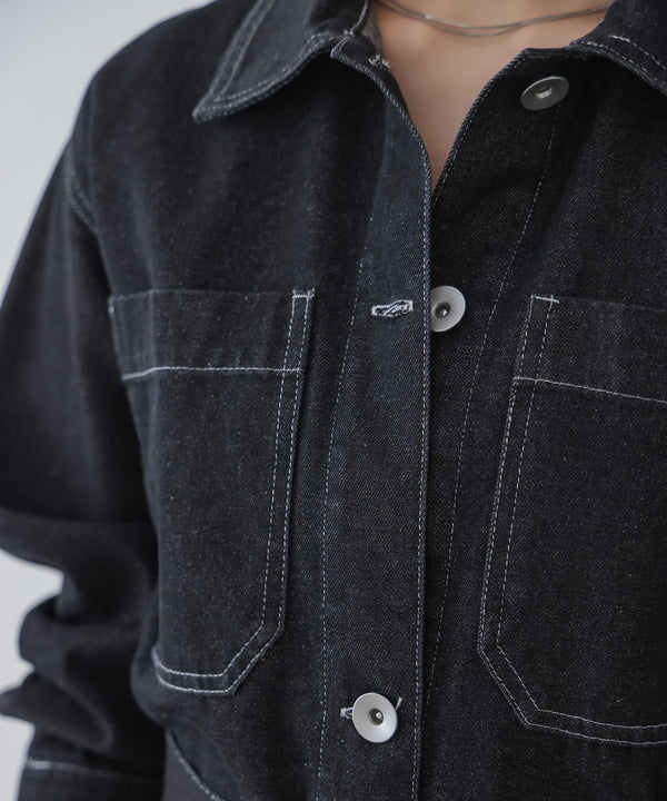 【WEB限定】デニムロングコート［3/25発送予定］