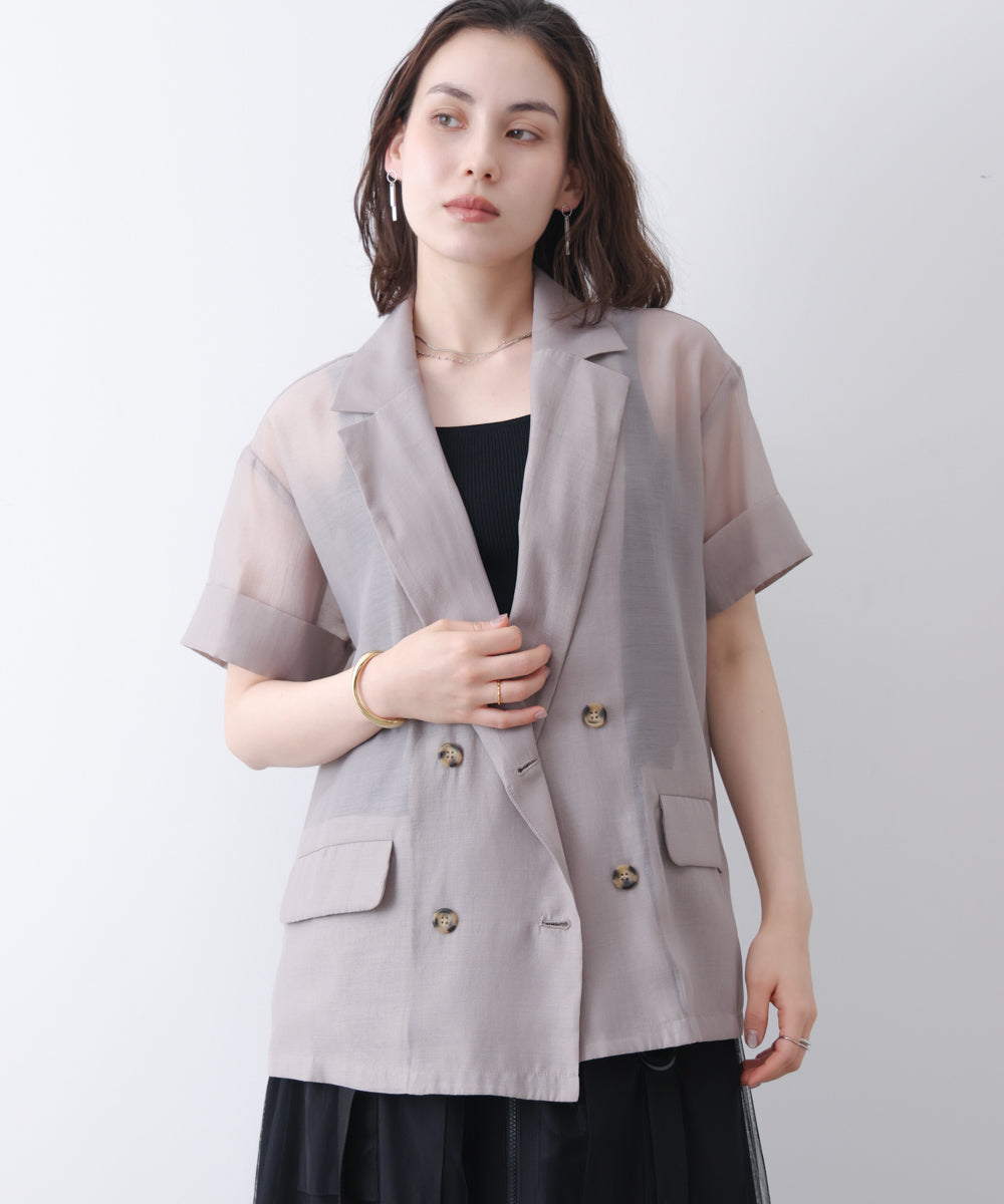半袖テーラードジャケット
